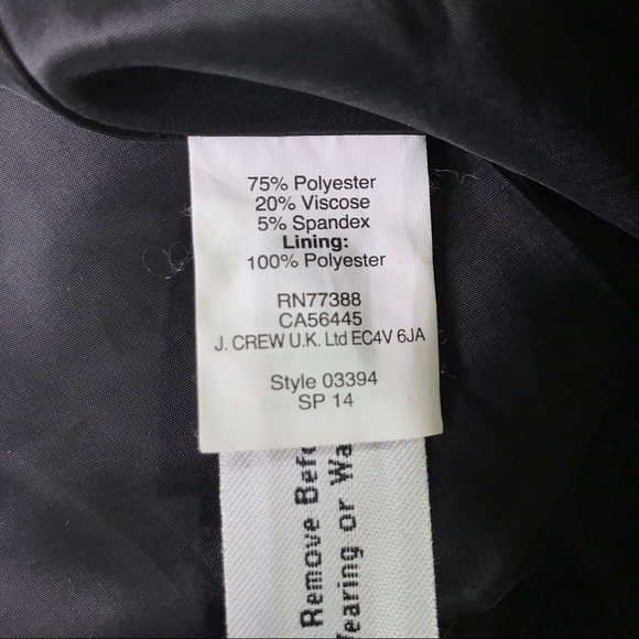 J. Crew Fluted Skirt in Double Crepe Black Size 0 - Picture 8 of 8